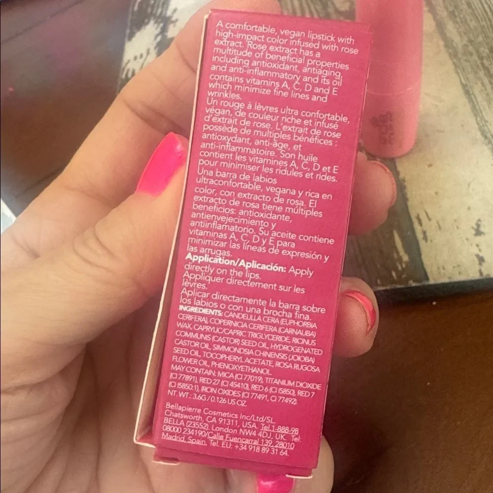 NEW *Rachel Couture* Peony Pink Lipstick - Hydrating Rose Extract